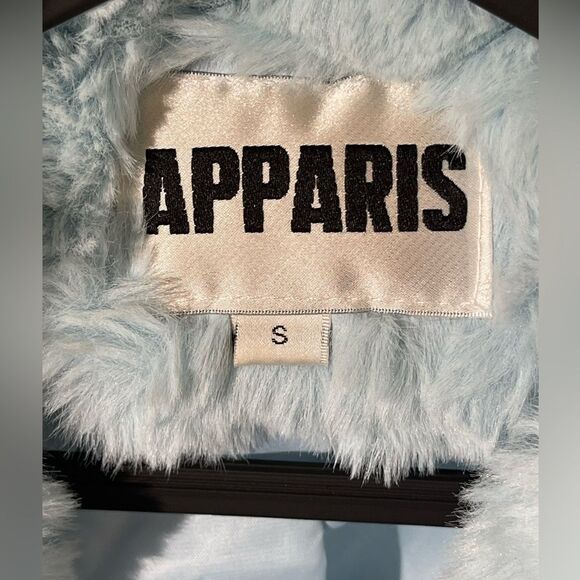 Apparis Sky Blue Teddy Jacket - Picture 4 of 7